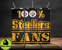 pittsburgh steelers logo nfl, football teams png, nfl tumbler wraps png, design by enloe shop store 40