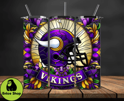 minnesota vikings logo nfl, football teams png, nfl tumbler wraps png, design by enloe shop store 63