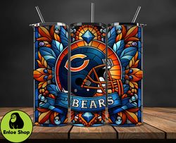 chicago bears logo nfl, football teams png, nfl tumbler wraps png, design by enloe shop store 70