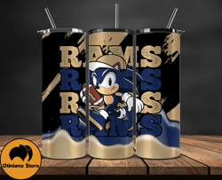 los angeles rams tumbler wraps, sonic tumbler wraps, ,nfl png,nfl teams, nfl sports, nfl design png, design byotiniano s