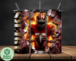 san francisco 49ers cracked holetumbler wraps, , nfl logo,, nfl sports, nfl design png by santoro designer design  01