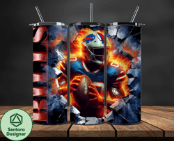 cincinnati bengals cracked holetumbler wraps, , nfl logo,, nfl sports, nfl design png by santoro designer design  03