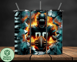 jacksonville jaguars cracked holetumbler wraps, , nfl logo,, nfl sports, nfl design png by santoro designer design  18