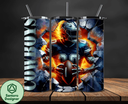 dallas cowboys cracked holetumbler wraps, , nfl logo,, nfl sports, nfl design png by santoro designer design  13