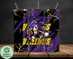 minnesota vikings tumbler wrap, sonic tumbler wraps,  nfl logo tumbler,nfl teams, nfl sports design by santoro designer