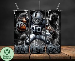 las vegas raiders tumbler wrap glow, nfl logo tumbler png, nfl design png by santoro designer design-17