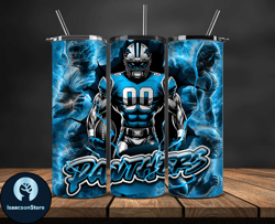 carolina pantherstumbler wrap, nfl logo tumbler png, nfl sports, nfl design png, design byisaacson store-05