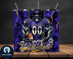 baltimore ravenstumbler wrap, nfl logo tumbler png, nfl sports, nfl design png, design byisaacson store-03