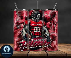 atlanta falconstumbler wrap, nfl logo tumbler png, nfl sports, nfl design png, design byisaacson store-02