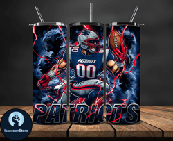 new england patriots tumbler wrap glow, nfl logo tumbler png, nfl design png, design byisaacson store-22