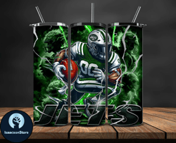 new york jets tumbler wrap glow, nfl logo tumbler png, nfl design png, design byisaacson store-25