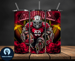 arizona cardinals  tumbler wrap, football wraps, logo football png, logo nfl png, all football team png - 01