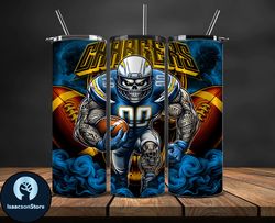 los angeles chargers tumbler wrap, football wraps, logo football png, logo nfl png, all football team png - 18