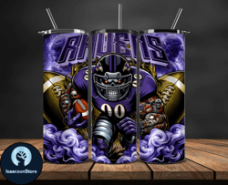 baltimore ravens tumbler wrap, football wraps, logo football png, logo nfl png, all football team png - 03