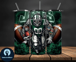 new york jets tumbler wrap, football wraps, logo football png, logo nfl png, all football team png - 25