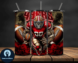 san francisco 49ers tumbler wrap, football wraps, logo football png, logo nfl png, all football team png - 28