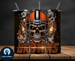 cleveland browns tumbler wrap, logo tumbler wraps, nfl football teams png, sport team tumbler, logo nfl tumbler - 08