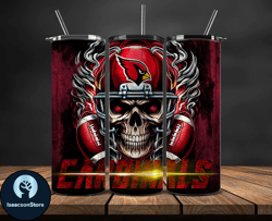 arizona cardinals  tumbler wrap, logo tumbler wraps, nfl football teams png, sport team tumbler, logo nfl tumbler - 01