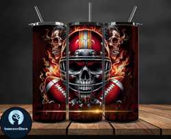 washington commanders tumbler wrap, logo tumbler wraps, nfl football teams png, sport team tumbler, logo nfl tumbler - 3