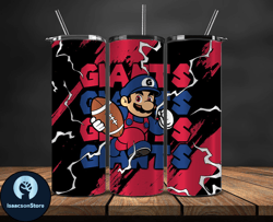 new york giants tumbler wrap, mario tumbler wrap, nfl logo png, tumbler designs, nfl football png, tumbler 17