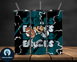 philadelphia eagles tumbler wrap, mario tumbler wrap, nfl logo png, tumbler designs, nfl football png, tumbler 15