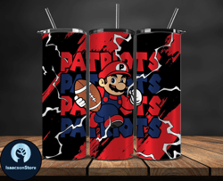 new england patriots tumbler wrap, mario tumbler wrap, nfl logo png, tumbler designs, nfl football png, tumbler 23