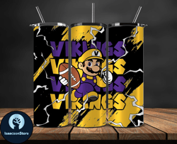 minnesota vikings tumbler wrap, mario tumbler wrap, nfl logo png, tumbler designs, nfl football png, tumbler 32