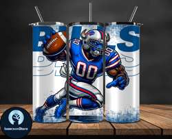 buffalo bills nfl tumbler wraps, tumbler wrap png, football png, logo nfl team, tumbler design 04