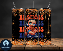 denver broncos tumbler wraps, nfl teams, betty boop tumbler, betty boop wrap, logo nfl png, tumbler design by lukas bout