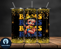 los angeles rams tumbler wraps, nfl teams, betty boop tumbler, betty boop wrap, logo nfl png, tumbler design by lukas bo