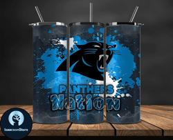 carolina panthers logo nfl, football teams png, nfl tumbler wraps png, design by lukas boutique 15