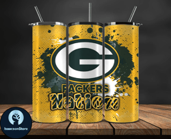 green bay packers logo nfl, football teams png, nfl tumbler wraps png, design by lukas boutique 20