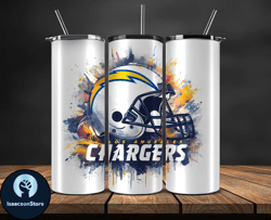 los angeles chargers logo nfl, football teams png, nfl tumbler wraps png, design by lukas boutique 35
