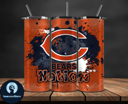 chicago bears logo nfl, football teams png, nfl tumbler wraps png, design by lukas boutique 14