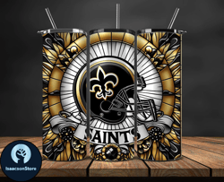 new orleans saints logo nfl, football teams png, nfl tumbler wraps png, design by lukas boutique 62