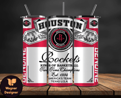 houston rockets tumbler wrap, basketball design,nba teams,nba sports,nba tumbler wrap,nba ds-37