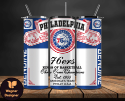 philadelphia 76ers tumbler wrap, basketball design,nba teams,nba sports,nba tumbler wrap,nba ds-40