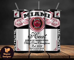 miami heat tumbler wrap, basketball design,nba teams,nba sports,nba tumbler wrap,nba ds-44