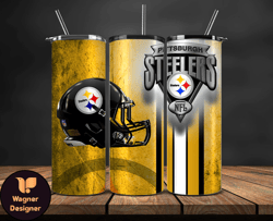 pittsburgh steelers tumbler wrap, nfl logo tumbler png, nfl design png-43