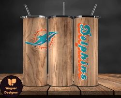 miami dolphins tumbler wrap, nfl logo tumbler png, nfl design png-62