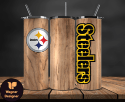 pittsburgh steelers tumbler wrap, nfl logo tumbler png, nfl design png-69