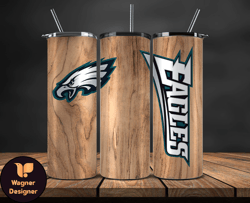 philadelphia eagles tumbler wrap, nfl logo tumbler png, nfl design png-68