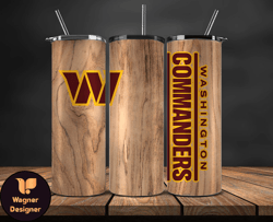 washington commanders tumbler wrap, nfl logo tumbler png, nfl design png-75