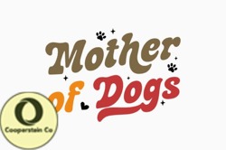 retro dog quote svg mother of dogs design 313