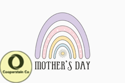 retro mothers day svg design rainbow design 320