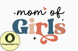 mom of girls retro mothers day design 322