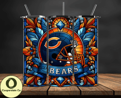 chicago bears logo nfl, football teams png, nfl tumbler wraps png design 70