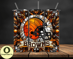 cleveland browns logo nfl, football teams png, nfl tumbler wraps png design 74