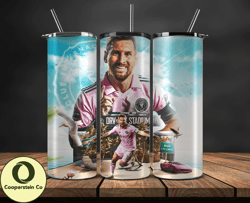 lionel  messi tumbler wrap ,messi skinny tumbler wrap png, design by cooperstein co 02