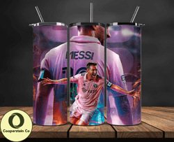 lionel  messi tumbler wrap ,messi skinny tumbler wrap png, design by cooperstein co 06